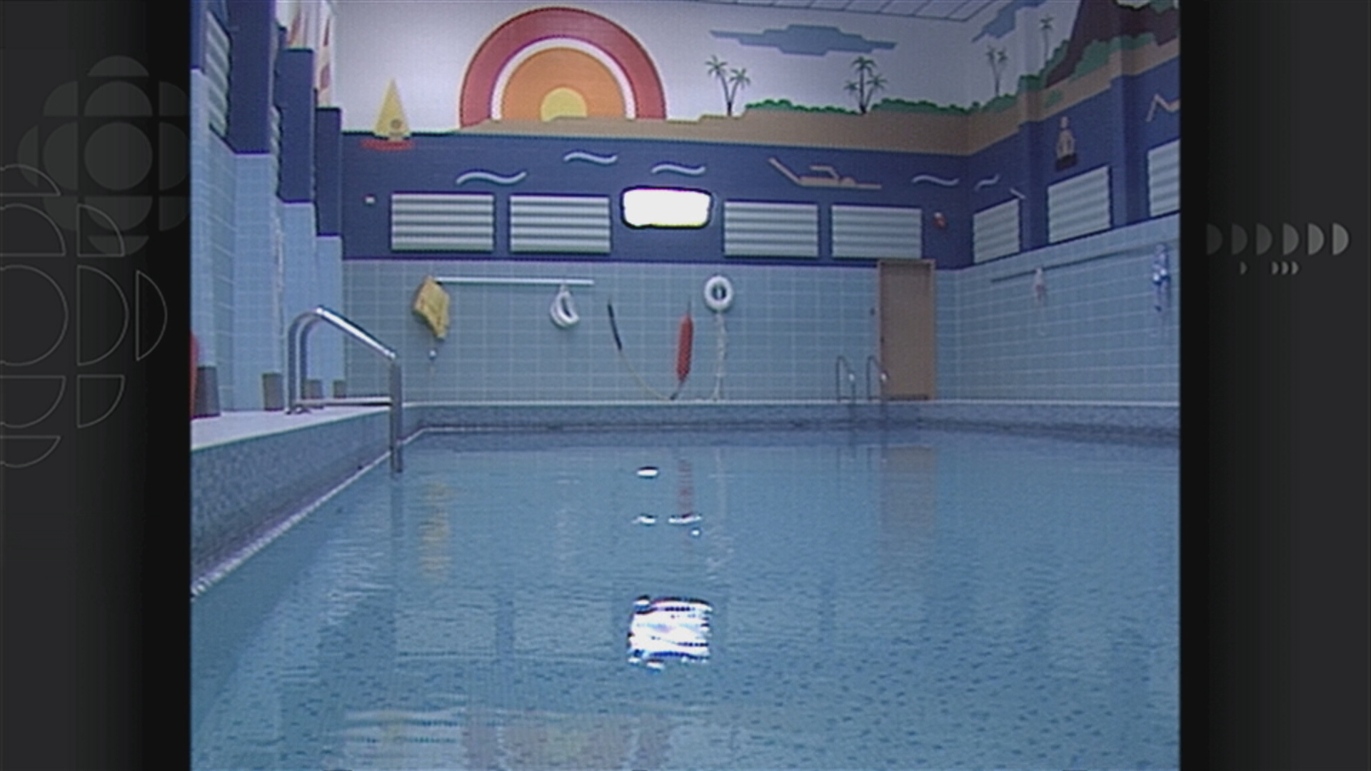 Several men testified that while they were at the youth jail, Rev. Gordon Dominey would take small groups to the pool for evening swims where it is alleged he groped them in the water.  (CBC Archives)