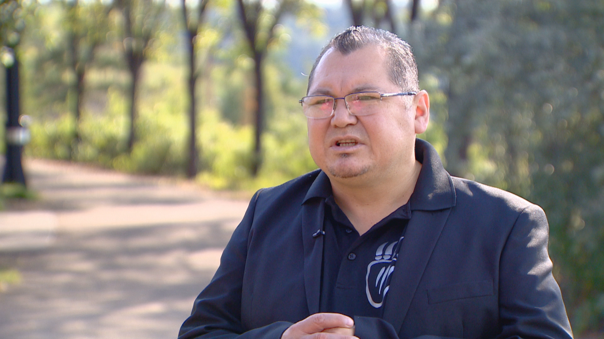 Papaschase First Nation Chief Calvin Bruneau. (CBC Edmonton)