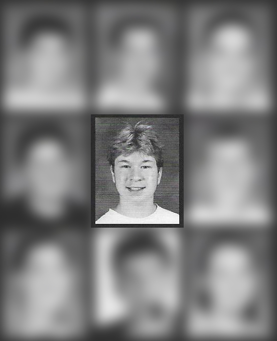 Gerald Cotten is pictured in his Grade 10 yearbook photo. At the time, he was a member of an online forum called TalkGold. (Submitted by Scott Giroux)