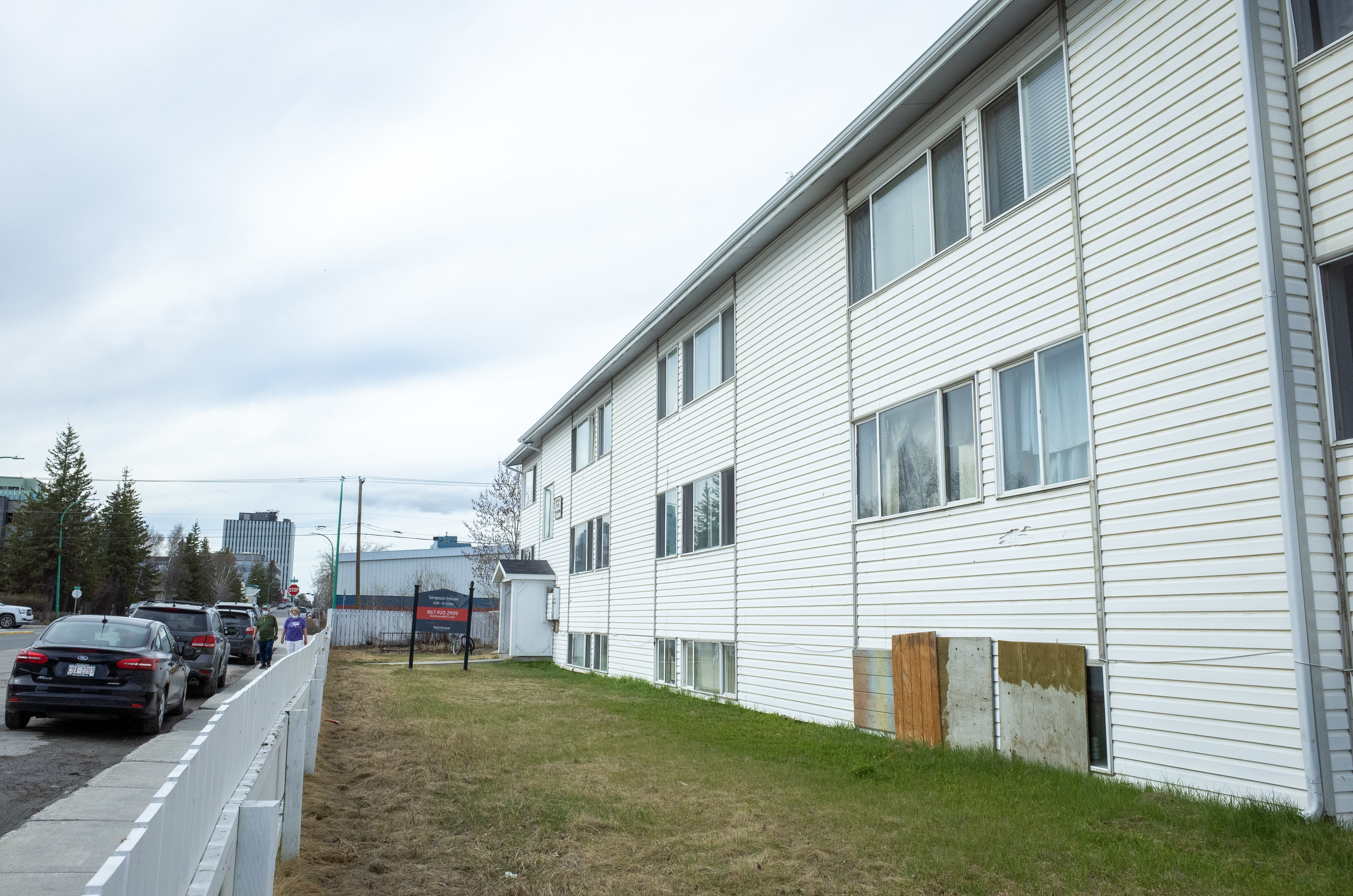 Simpson House, a Northview apartment building in downtown Yellowknife. (Walter Strong/CBC)