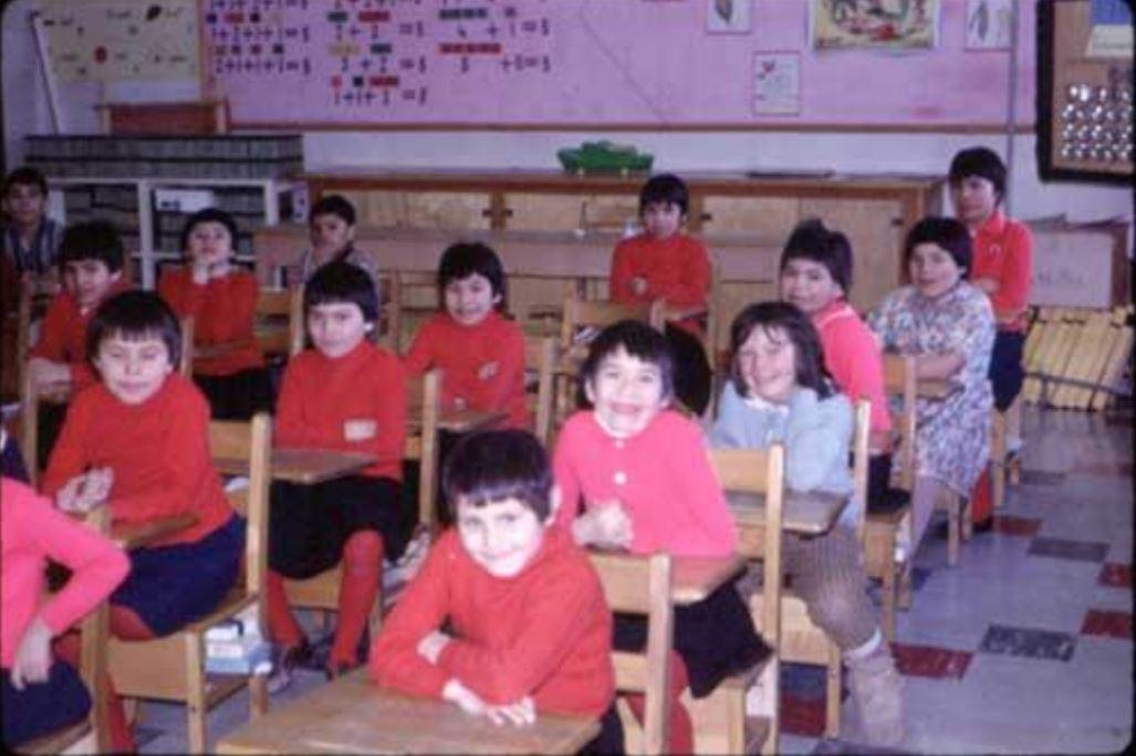 Children in a classroom at St. Anne's in February 1967. (Mildred Young Hubbert/Archives of Ontario)