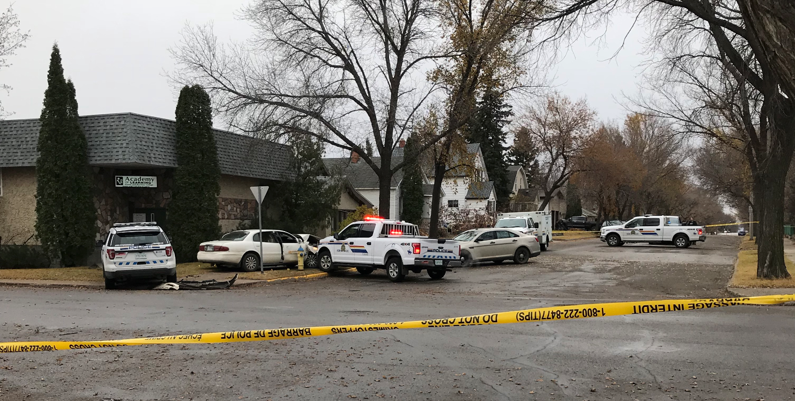 The corner where Whitstone was shot. (Trevor Bothorel/CBC)