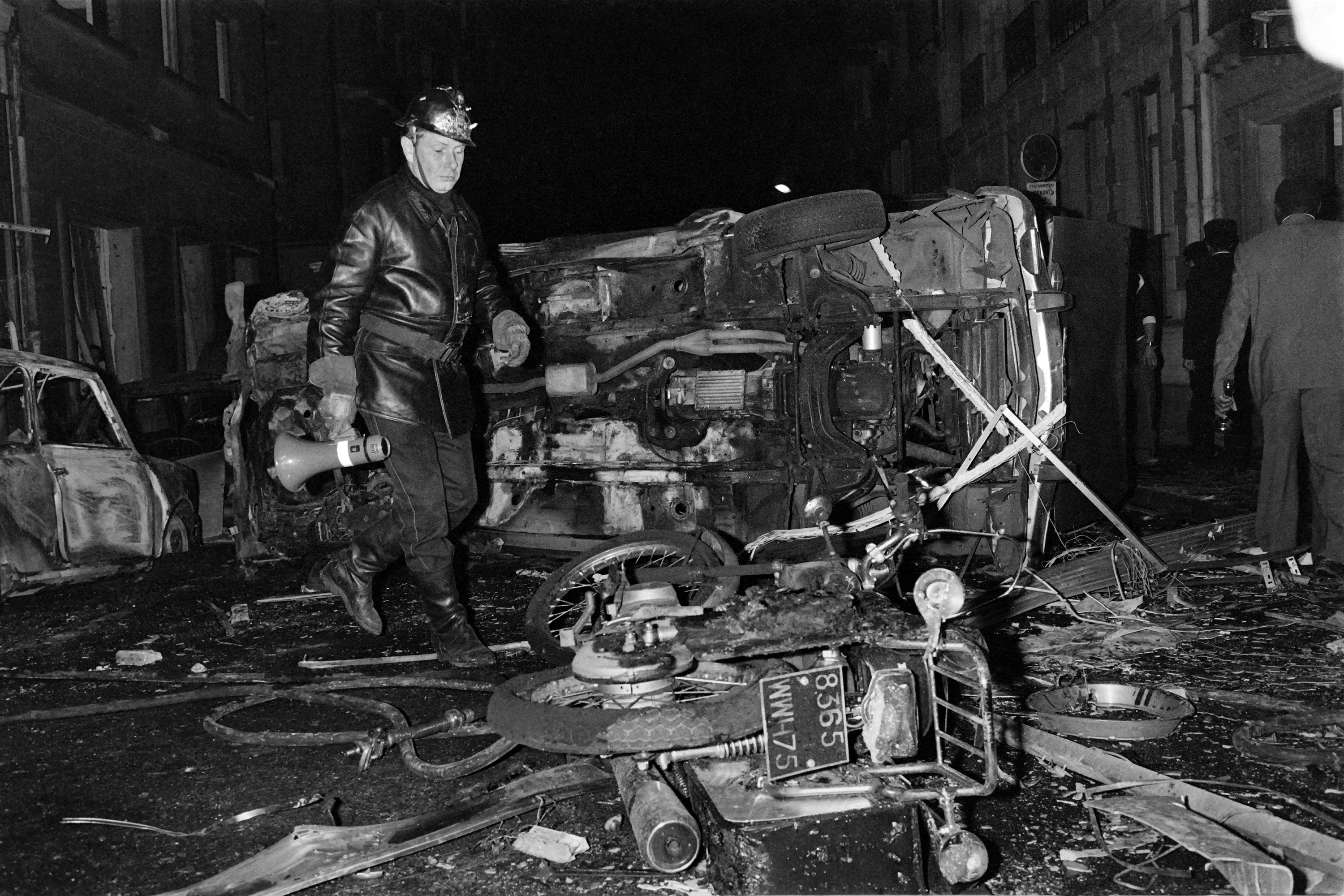 The bombing of the synagogue on Rue Copernic in Paris on Oct. 3, 1980, killed four people. (Georges Bendrihem/AFP/Getty)