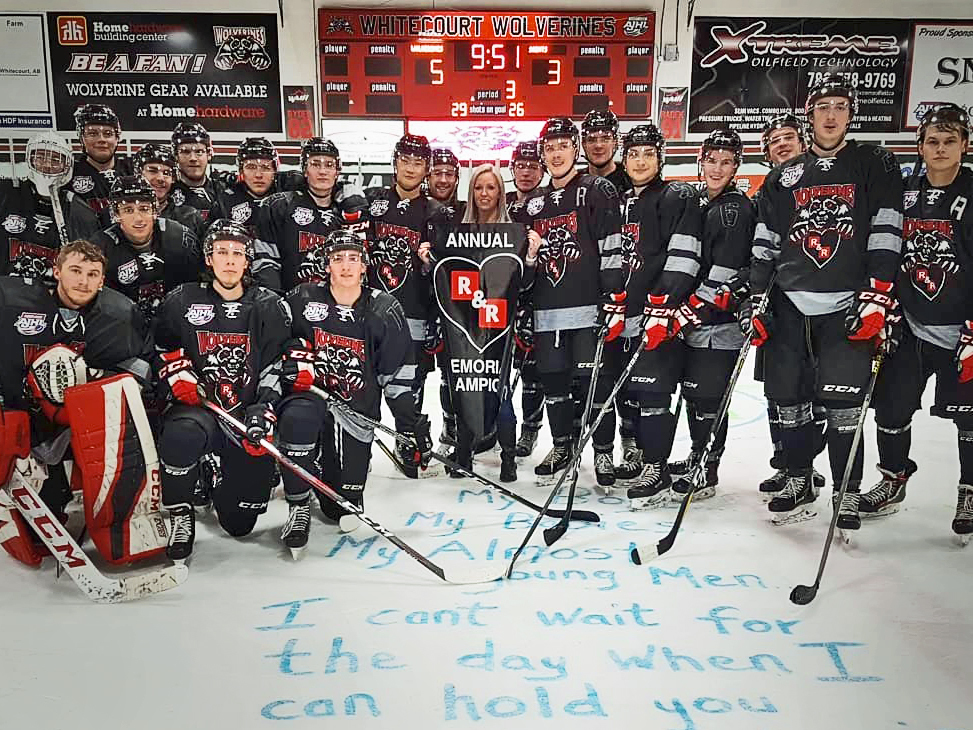 The R&R Memorial hockey game is played around the anniversary of the deaths. (Facebook)