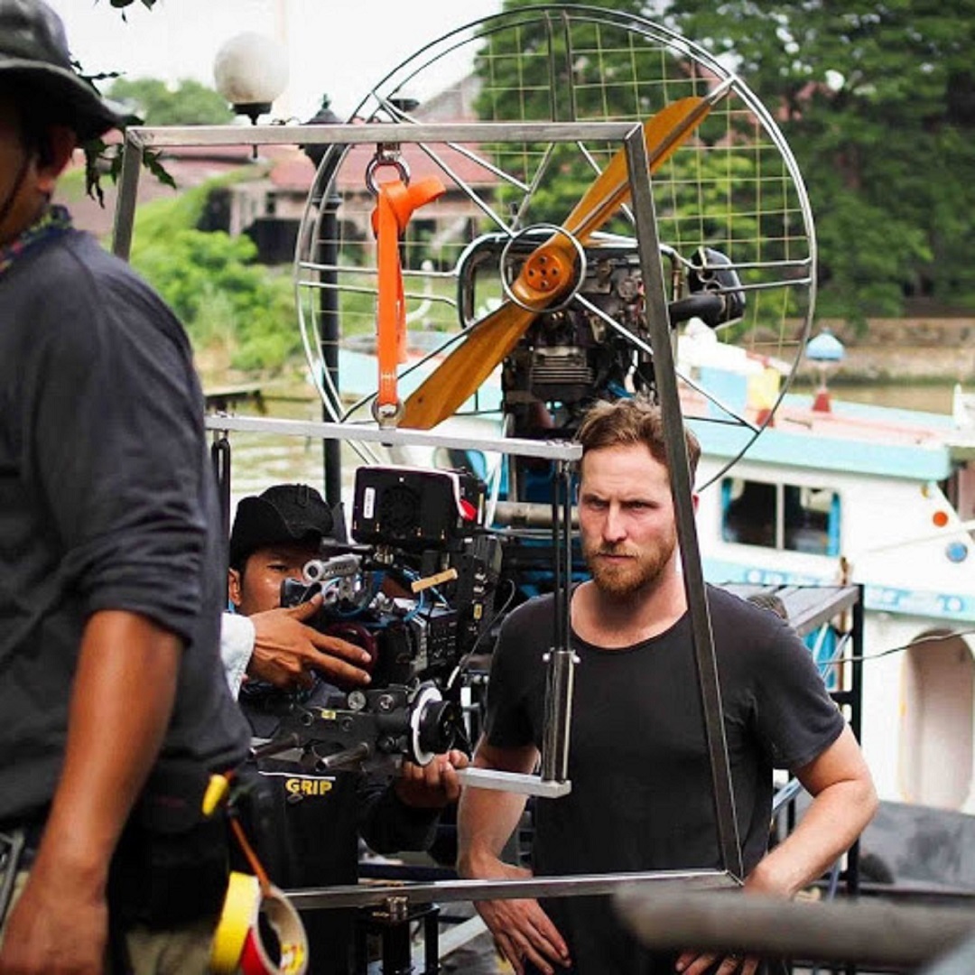 Stuart Gillies at work behind the camera. (Submitted Stuart Gillies)