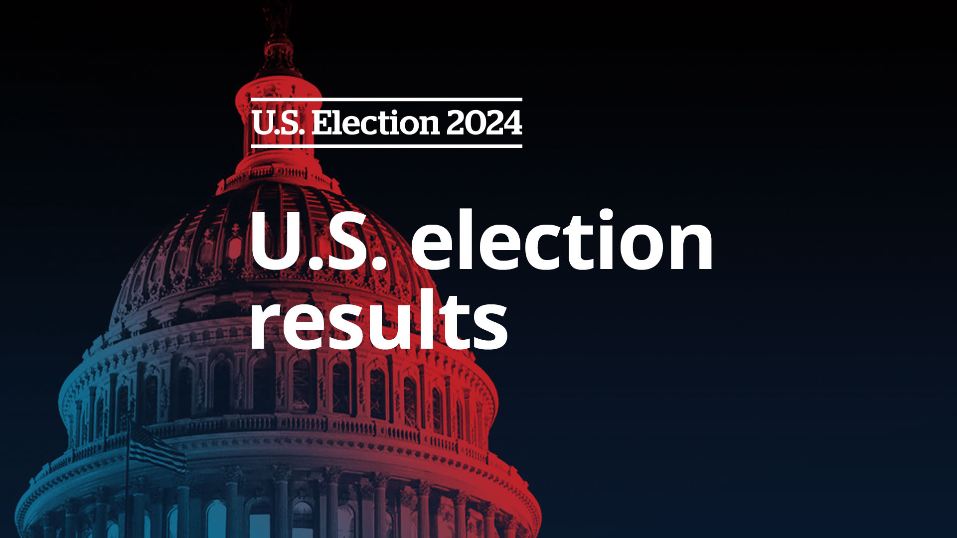 Get live results from the US election