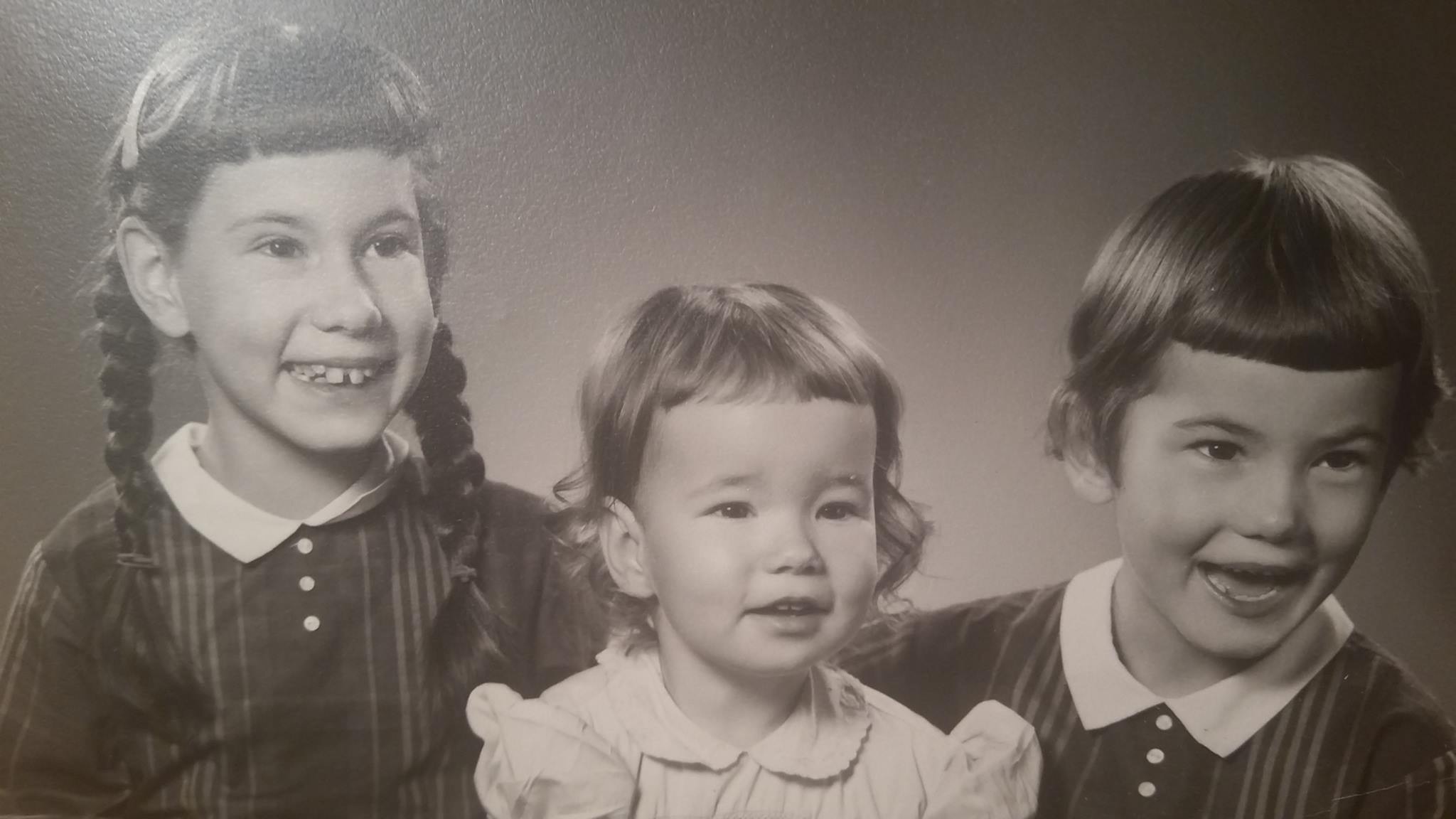 The Whalley sisters, from left: Barbara, Catherine, and Elizabeth as children. (Submitted by the Whalley family)